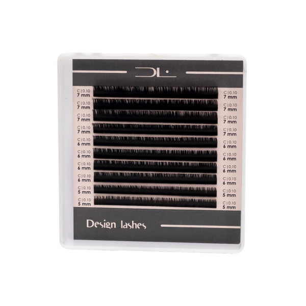 Rzęsy ciemna czekolada 10 linii Design Lashes mix C, 0.07, 5–7 mm