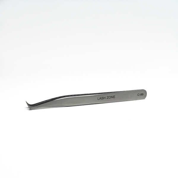 Curved tweezers Lash Zone C-99