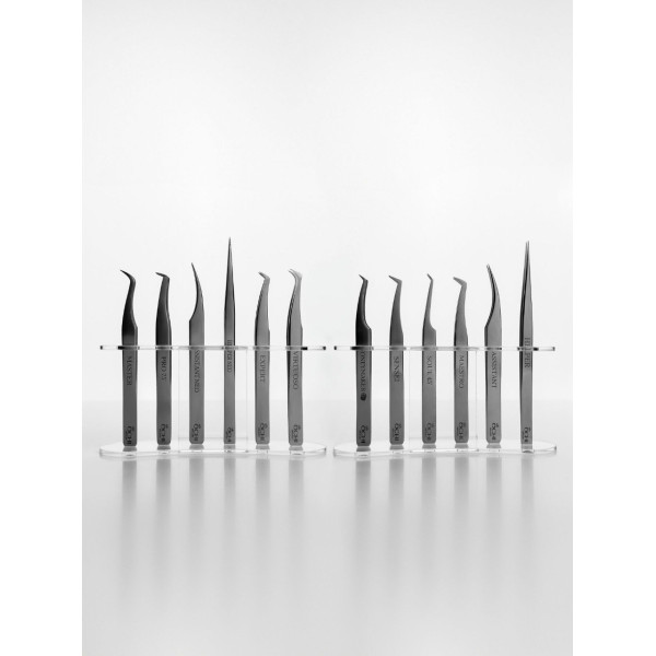 Tweezers for eyelash extensions Oh OCHI ASSISTANT NEO (curved with serrations)