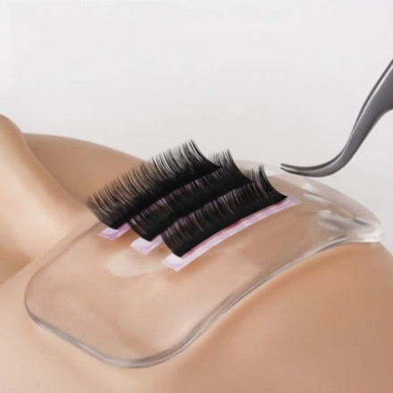 Silicone lash palette for hand (transparent)