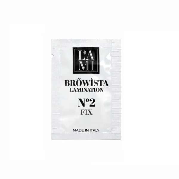 Состав для ламинирования ресниц и бровей №2 Fix Lami Lashes Browista Lamination, 2 мл (саше)