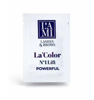 Состав для ламинирования ресниц и бровей №1 Lift Lami La'Color POWERFUL, 2 мл (саше)
