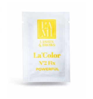 Lash and brow lamination solution №2 Fix Lami Lashes La'Color POWERFUL, 2 ml (sachet)