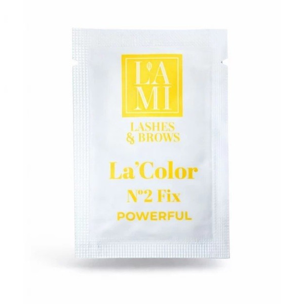 Склад для ламінування вій та брів №2 Fix Lami Lashes La'Color POWERFUL, 2 мл (саше)