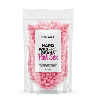 Wosk do depilacji Sinart HARD WAXPRO BEANS PINK SEX, 100 g