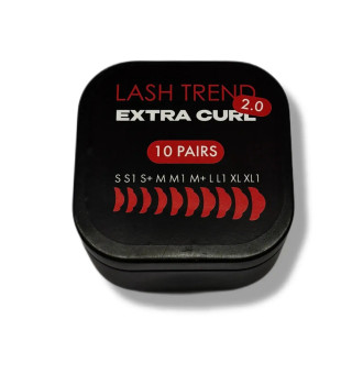 Lash Trend EXTRA 2.0, 10 pairs (S, S1, S+, M, M1, M+, L, L1, XL, XL1) + compensators