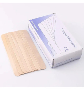 Standard wooden spatula “in box” 150×17 mm (100 pcs/pack)