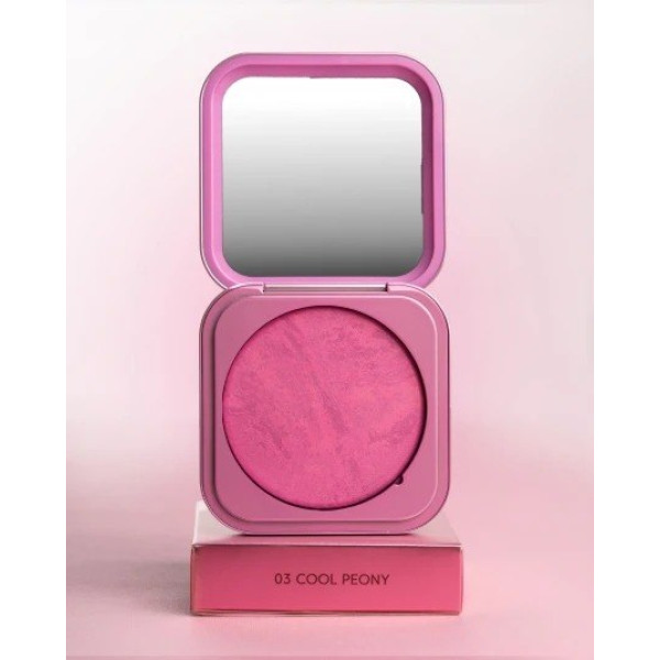 Рум’яна для обличчя ZOLA Velvet Blush Glow Cool Peony 03 (Прохолодна півонія)