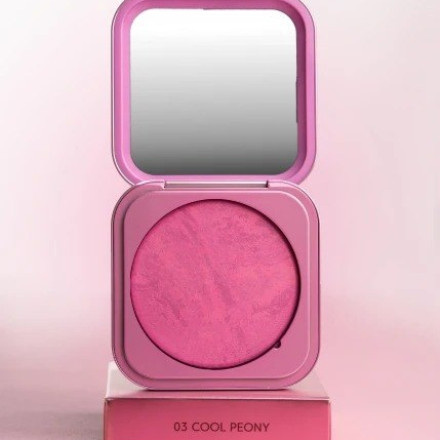 Рум’яна для обличчя ZOLA Velvet Blush Glow Cool Peony 03 (Прохолодна півонія)