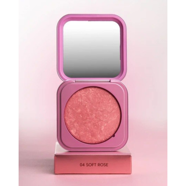 Рум’яна для обличчя ZOLA Velvet Blush Glow Soft Rose 04 (Ніжна троянда)
