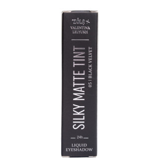 Рідкі тіні для повік ZOLA x Valentina Lelyukh Silky Matte Tint 05 Black Velvet