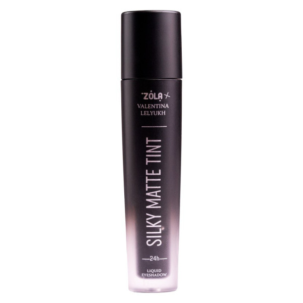 Рідкі тіні для повік ZOLA x Valentina Lelyukh Silky Matte Tint 05 Black Velvet