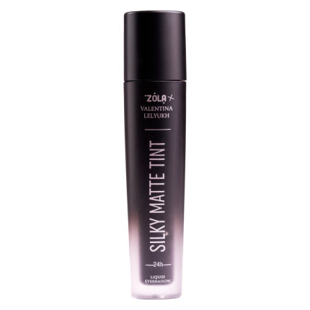 Рідкі тіні для повік ZOLA x Valentina Lelyukh Silky Matte Tint 05 Black Velvet