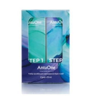 Набор для ламинирования бровей и ресниц AntuOne Set Step 1 + Step 2, 2×10 мл