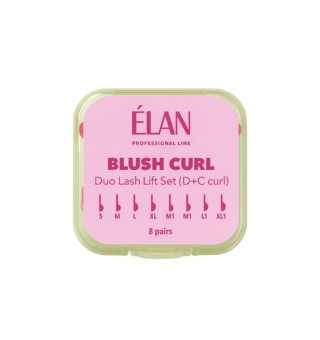 ELAN BLUSH CURL Lash Lamination Shield Set (D+C Curl)