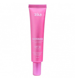 Щоденний зволожувальний сонцезахисний крем ZOLA SPF 50 SKINBASE, 40 мл
