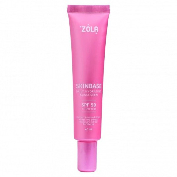 Щоденний зволожувальний сонцезахисний крем ZOLA SPF 50 SKINBASE, 40 мл