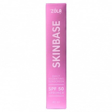 Щоденний зволожувальний сонцезахисний крем ZOLA SPF 50 SKINBASE, 40 мл