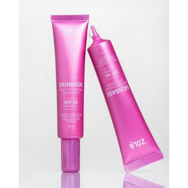 Щоденний зволожувальний сонцезахисний крем ZOLA SPF 50 SKINBASE, 40 мл