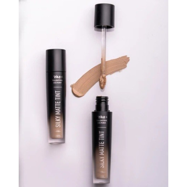 Рідкі тіні для повік ZOLA x Valentina Lelyukh Silky Matte Tint 01 Soft Beige