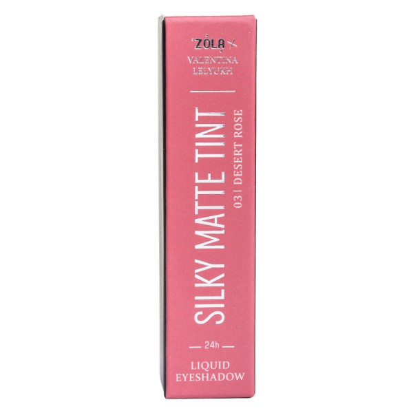 Рідкі тіні для повік ZOLA x Valentina Lelyukh Silky Matte Tint 03 Desert Rose
