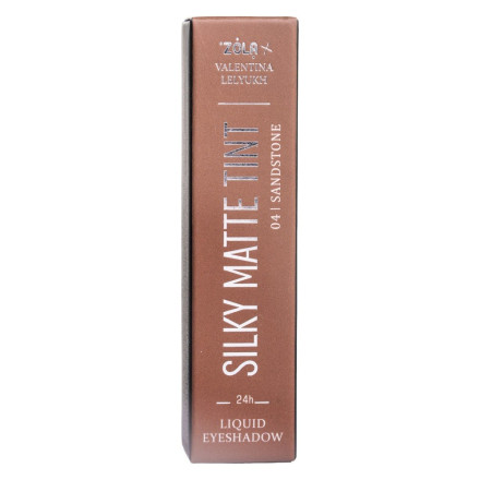 Рідкі тіні для повік ZOLA x Valentina Lelyukh Silky Matte Tint 04 Sandstone