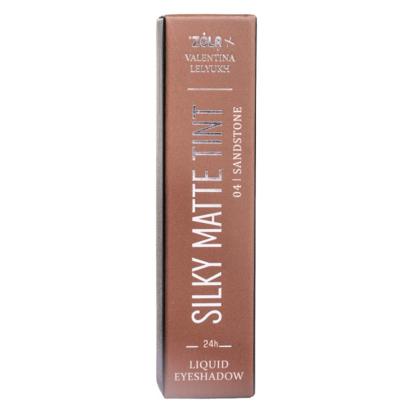Рідкі тіні для повік ZOLA x Valentina Lelyukh Silky Matte Tint 04 Sandstone