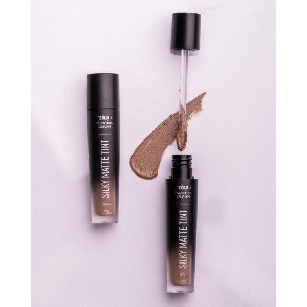 Рідкі тіні для повік ZOLA x Valentina Lelyukh Silky Matte Tint 04 Sandstone