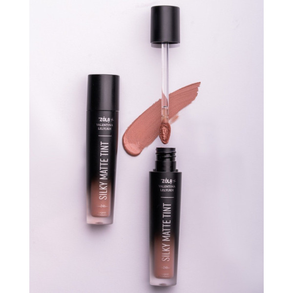 Рідкі тіні для повік ZOLA x Valentina Lelyukh Silky Matte Tint 08 Pink Opal