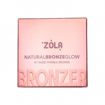 Бронзер Natural Bronze Glow ZOLA Nude Marble Bronze (01 Ніжна мармурова бронза)