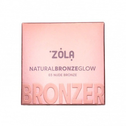 Бронзер Natural Bronze Glow ZOLA Nude Bronze (03 Нюдова бронза)