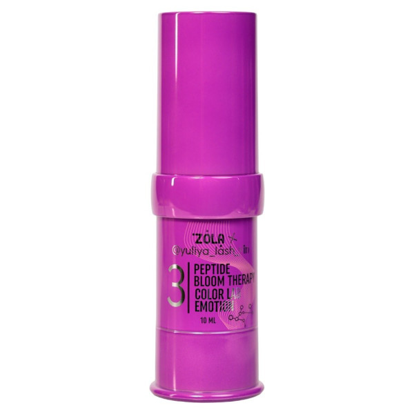Preparat do laminacji ZOLA x Yuliya Lash Vin COLOR LAB EMOTION 03 PEPTIDE BLOOM THERAPY, 10 ml