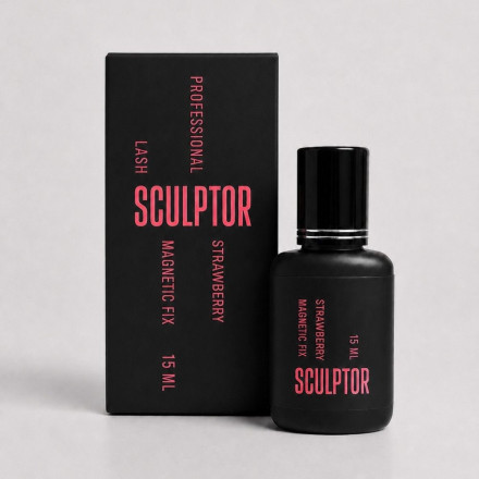 Препарат для фиксации ресниц MAGNETIC FIX SCULPTOR STRAWBERRY, 15 мл