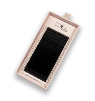 Czarne rzęsy 20 linii Design Lashes mix JL, 0.07, 6–15 mm