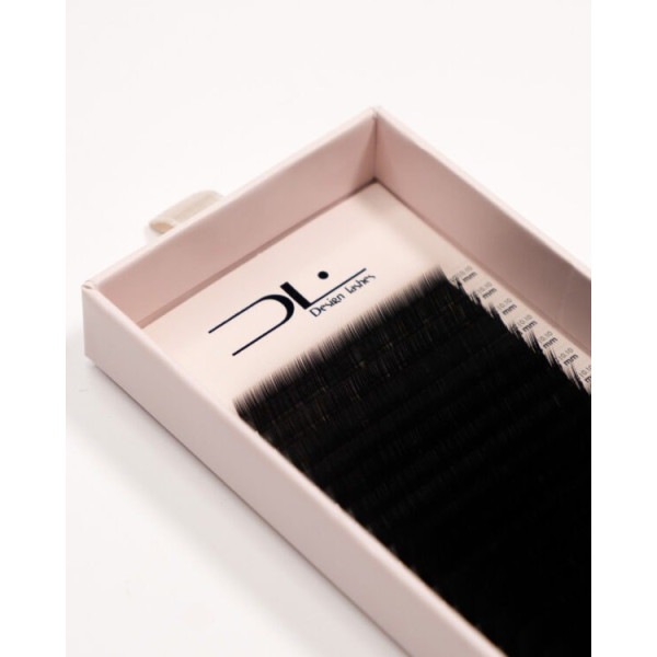 Czarne rzęsy 20 linii Design Lashes mix LC, 0.10, 6–15 mm