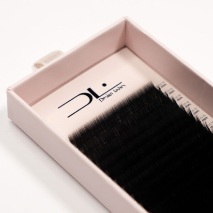Czarne rzęsy 20 linii Design Lashes mix LC, 0.10, 6–15 mm