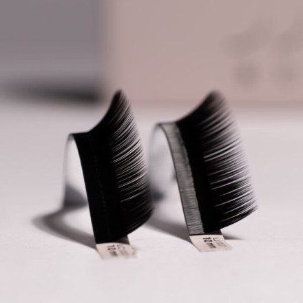 Czarne rzęsy 20 linii Design Lashes mix LC, 0.10, 6–15 mm