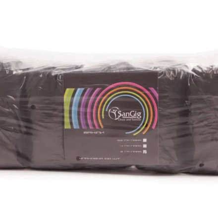 SanGig Polyethylene Shoe Covers (100 pcs/pack, black)