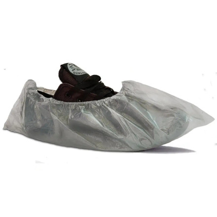 SanGig Polyethylene Shoe Covers (100 pcs/pack, silver)