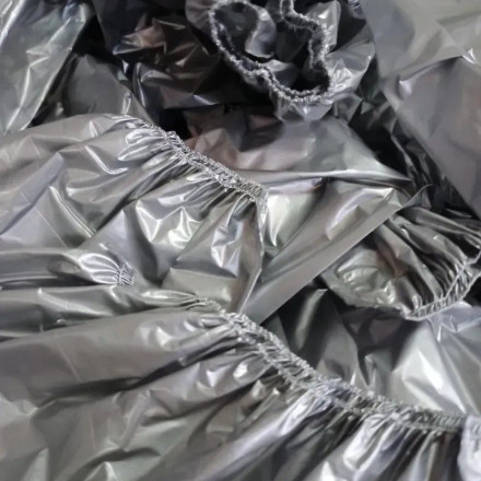 SanGig Polyethylene Shoe Covers (100 pcs/pack, silver)