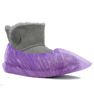 SanGig Polyethylene Shoe Covers (100 pcs/pack, purple)