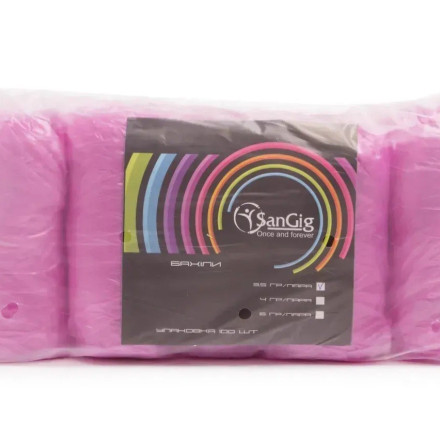 SanGig Polyethylene Shoe Covers (100 pcs/pack, pink)