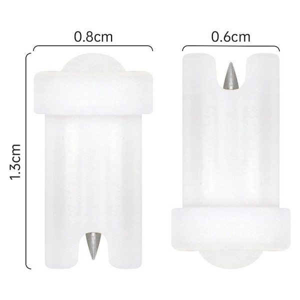 Glue needle, white