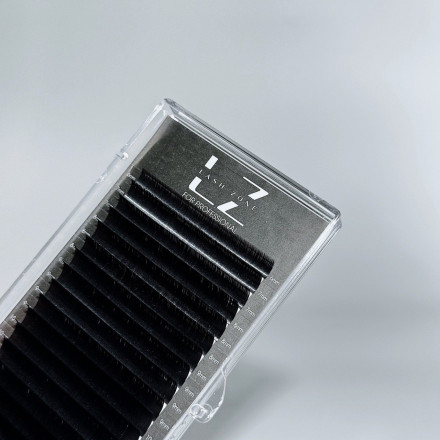 Czarne rzęsy 20 kresek Lash Zone CC, 0.07, 9 mm