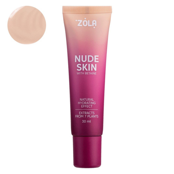 Тональна основа ZOLA NUDE SKIN 01 LIGHT