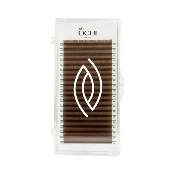 Rzęsy Oh OCHI Pecan Mix LC, 0.10, 7-13 mm