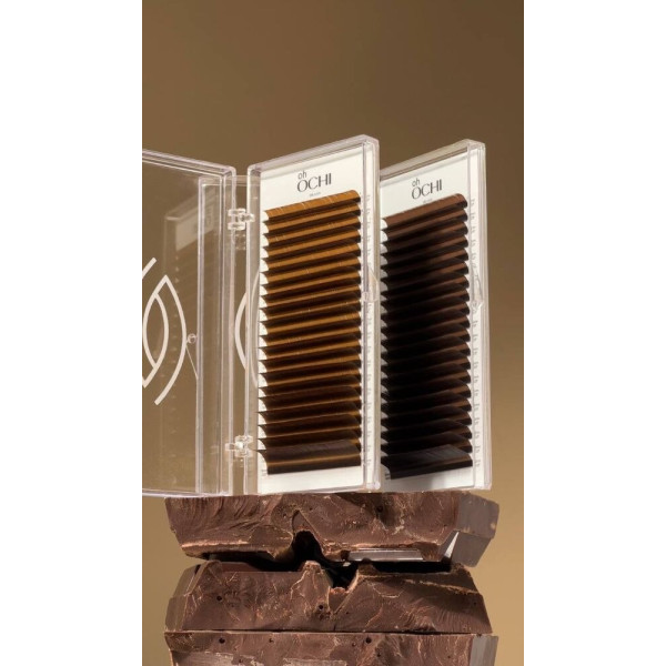 Rzęsy Oh OCHI Pecan Mix LC, 0.10, 7-13 mm