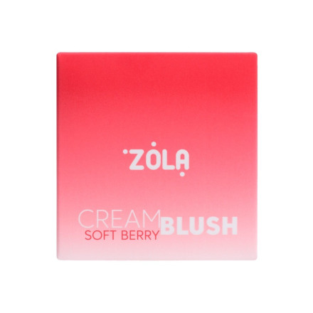 Рум'яна кремові ZOLA CREAM BLUSH SOFT BERRY