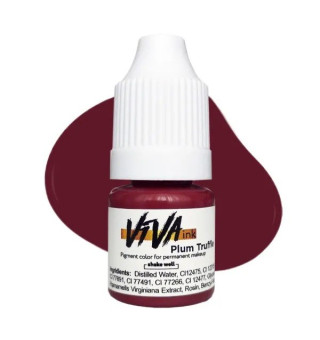 Pigment Viva Lips 15 Plum Truffle for permanent makeup, 4 ml