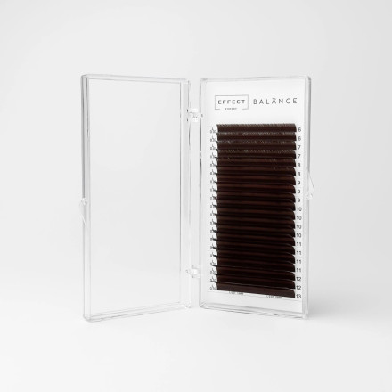 Brunette eyelashes 20 lines EFFECT EXPERT «BALANCE» C, 0.07, 11 mm